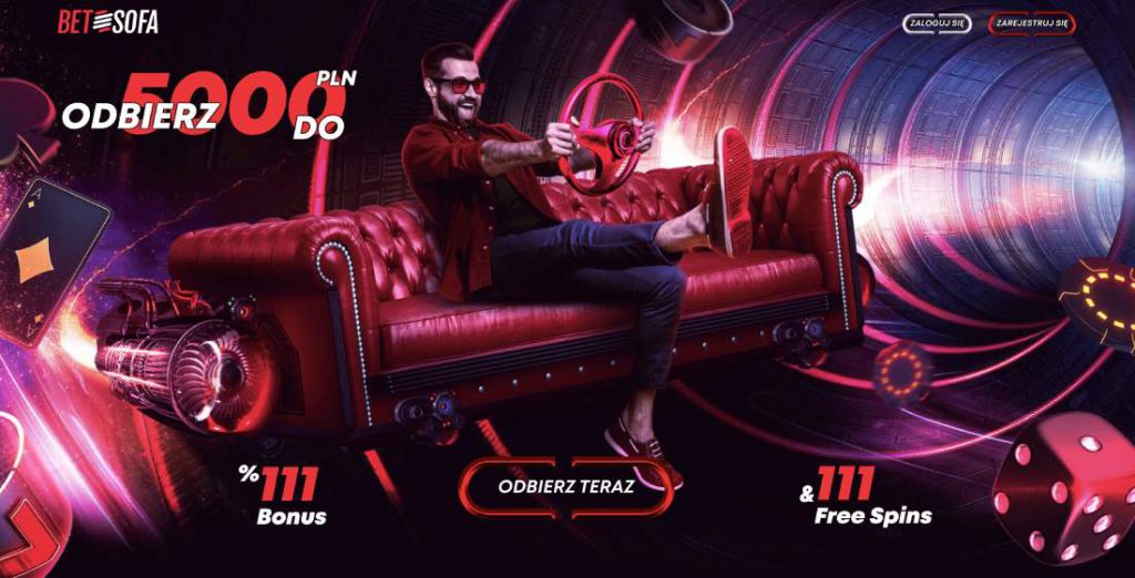 BetSofa bonus powitalny – 5000 zl
